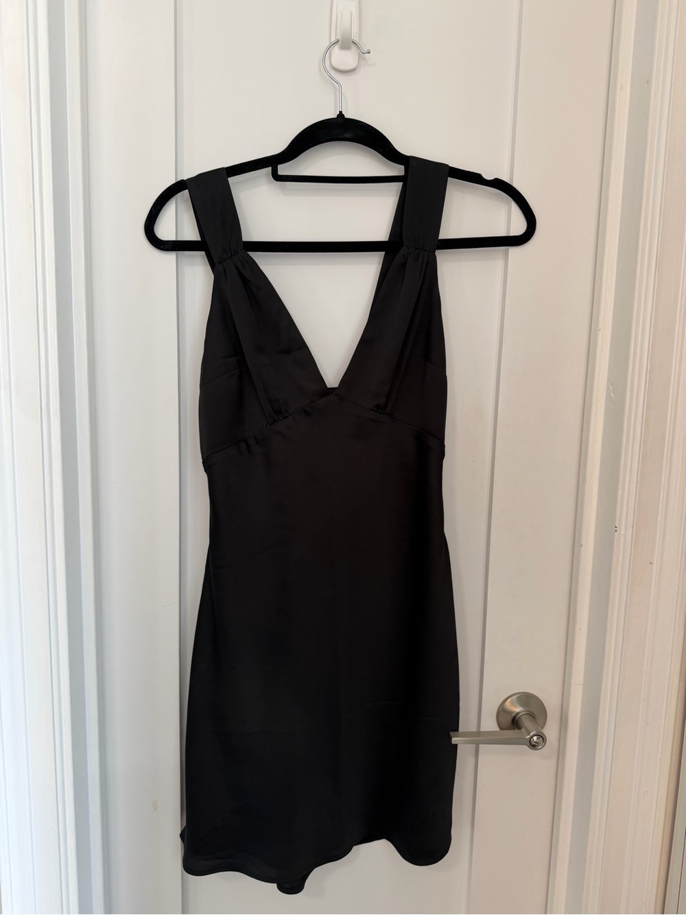 Abercrombie & Fitch Black V-Neck Mini Dress